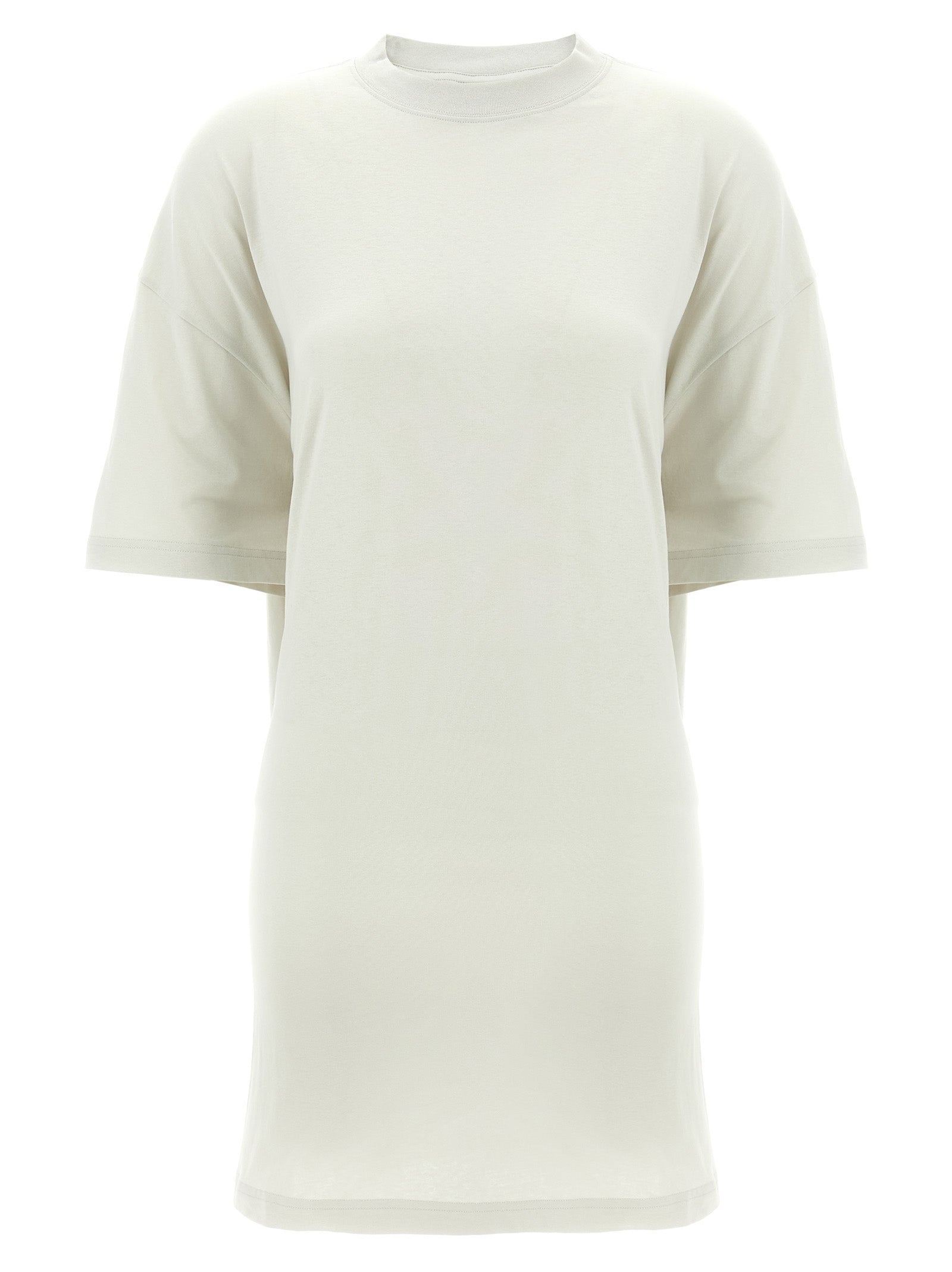 Balenciaga Gray Cotton Short Dress Balenciaga