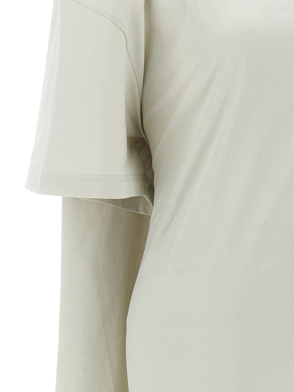 Balenciaga Gray Cotton Short Dress Balenciaga