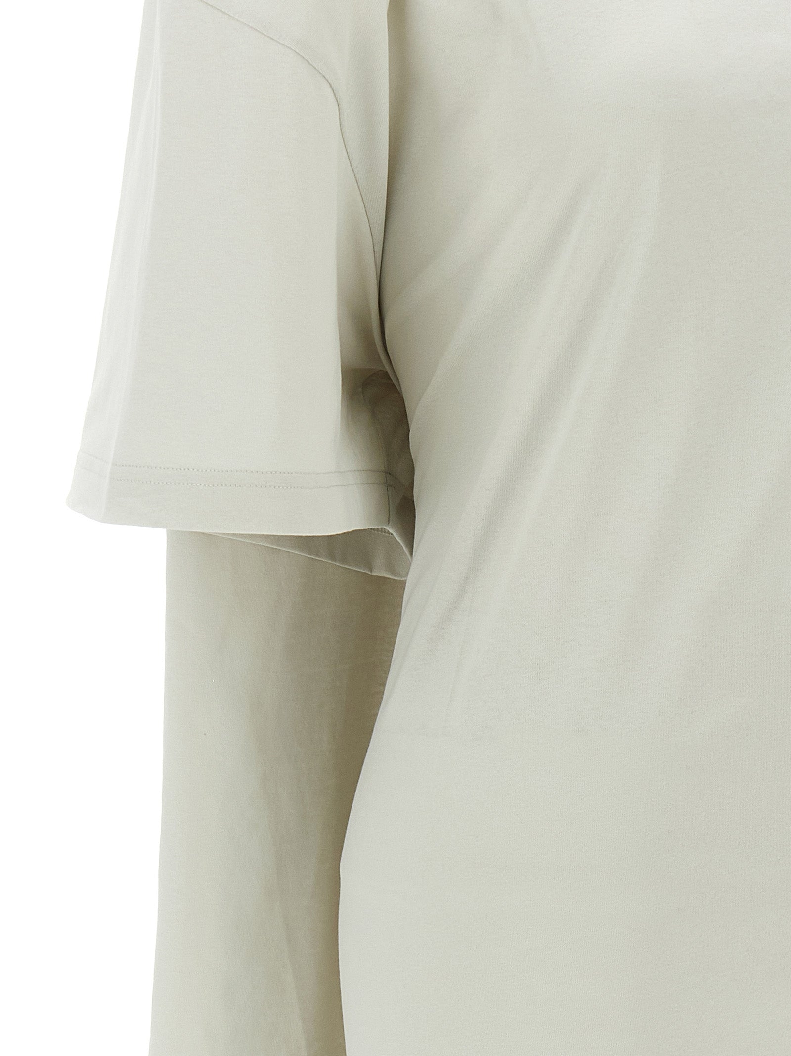 Balenciaga Gray Cotton Short Dress Balenciaga