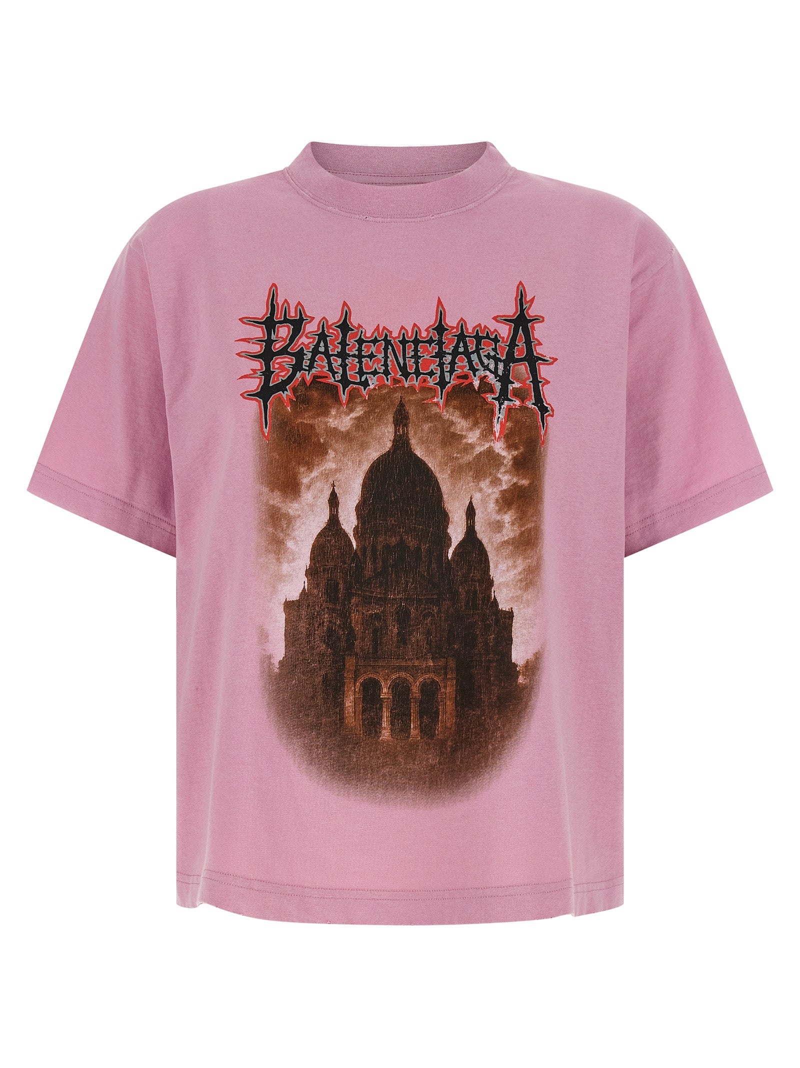 Balenciaga Multicolor Cotton T-Shirt Balenciaga