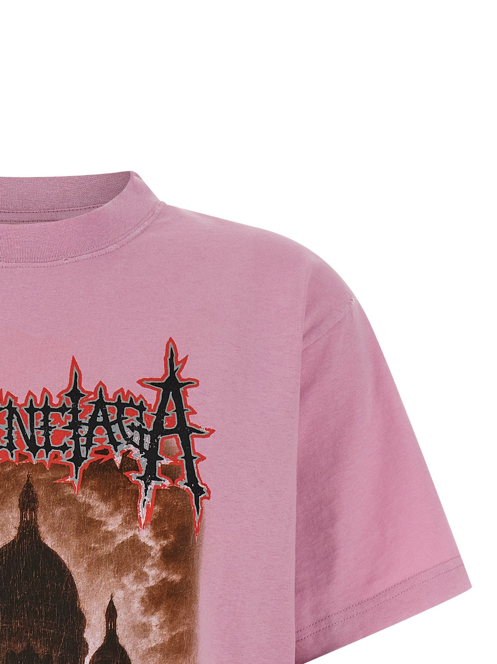 Balenciaga Multicolor Cotton T-Shirt Balenciaga