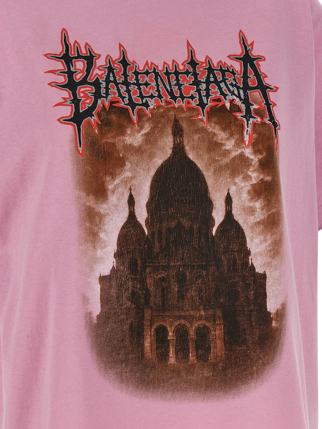 Balenciaga Multicolor Cotton T-Shirt Balenciaga