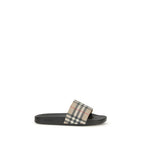 Burberry Black Rubber Slides Burberry