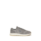 Prada Gray Recycled Polyamide Athletic Sneakers Prada