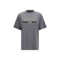 Gucci Gray Cotton T-Shirt Gucci