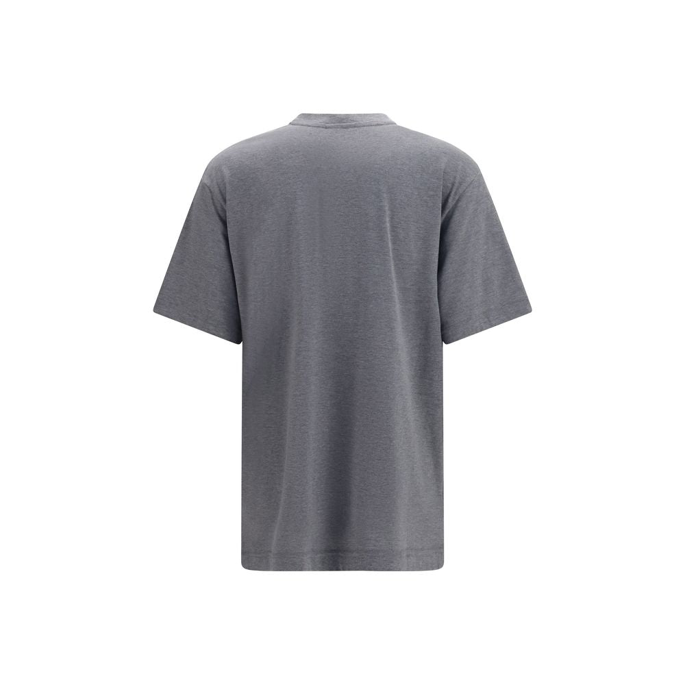 Gucci Gray Cotton T-Shirt Gucci