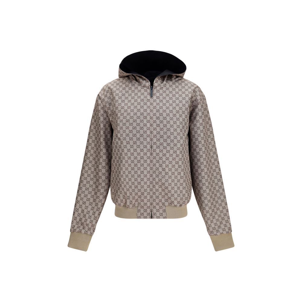 Gucci Black Polyester Bomber Gucci