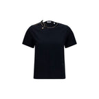 Burberry Black Cotton T-Shirt Burberry