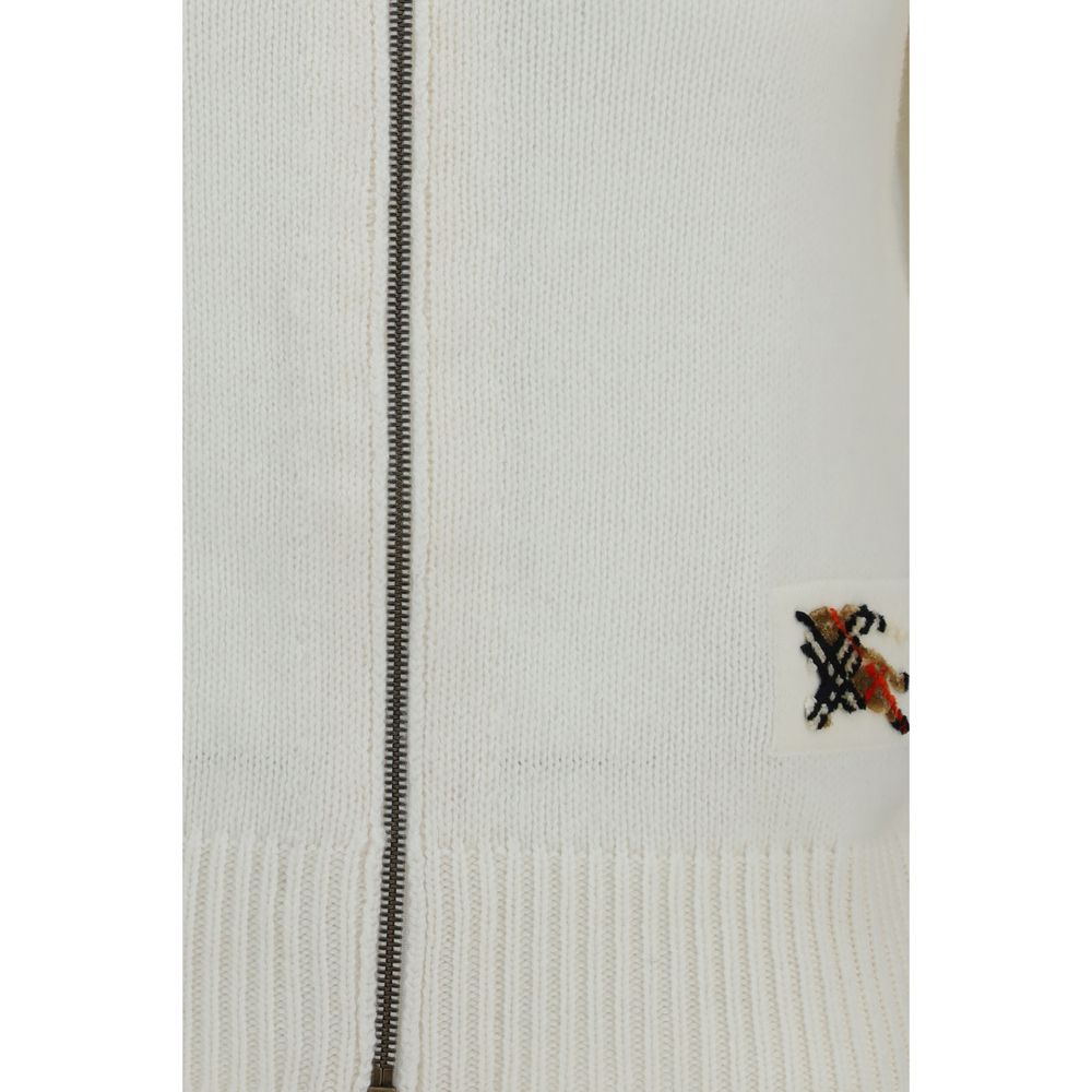 Burberry Beige Wool Oves Aries Hoodie Burberry