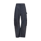Balenciaga Blue Wool Oves Aries Cargo Pants Balenciaga