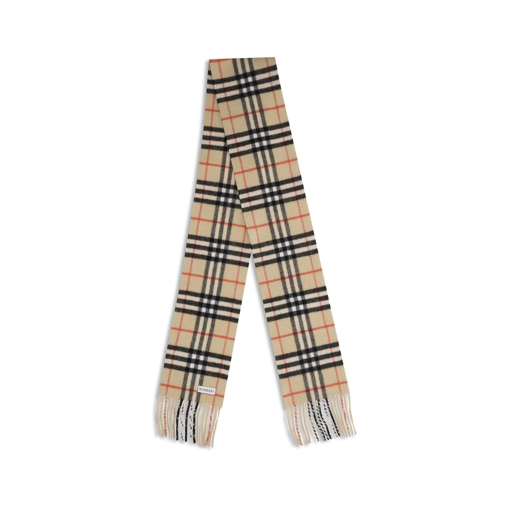 Burberry Beige Cashmere Scarf Burberry