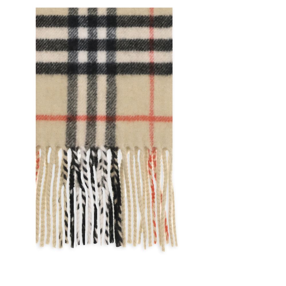 Burberry Beige Cashmere Scarf Burberry