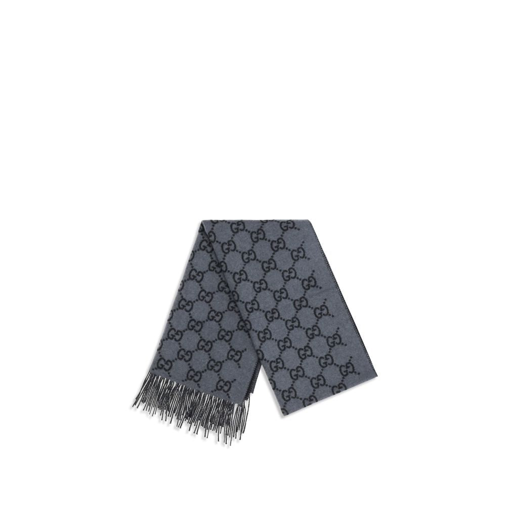 Gucci Blue Cashmere Foulard Gucci