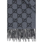 Gucci Blue Cashmere Foulard Gucci