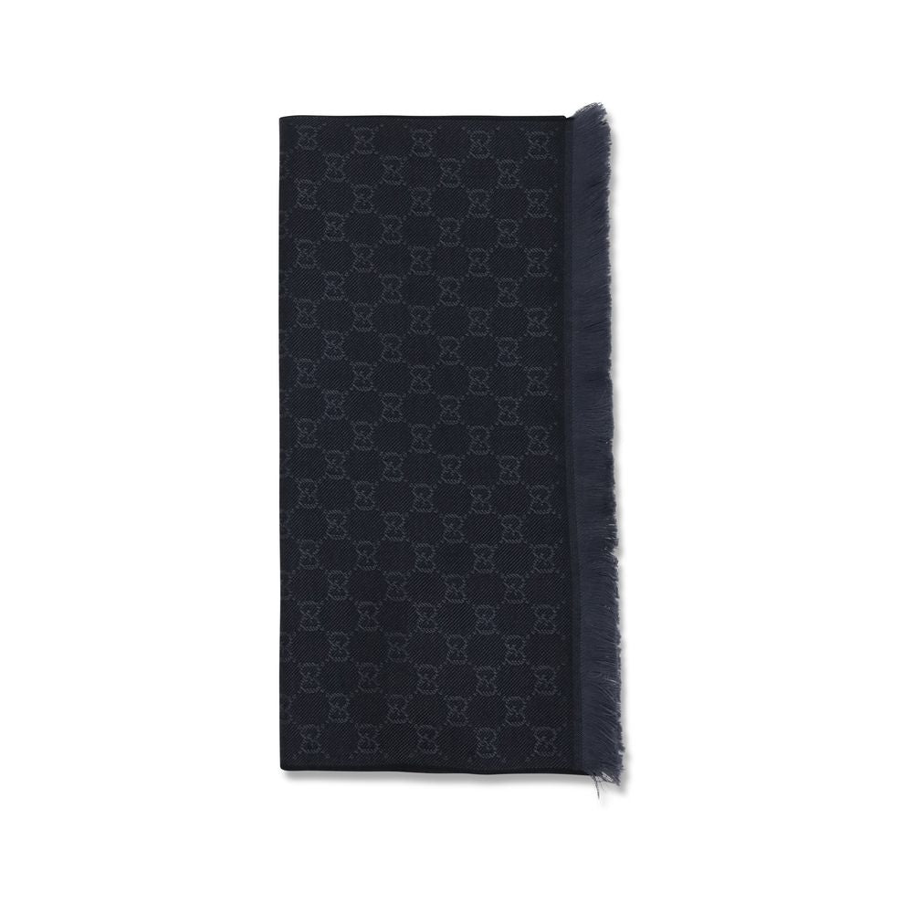 Gucci Black Wool Scarf Gucci