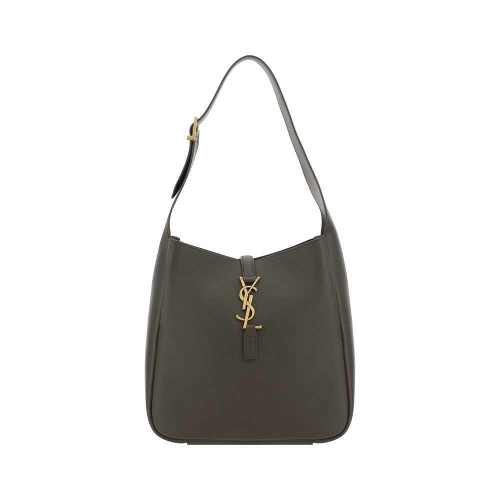 Saint Laurent Bicolor Calf Leather Bos Taurus Shoulder Bag Saint Laurent