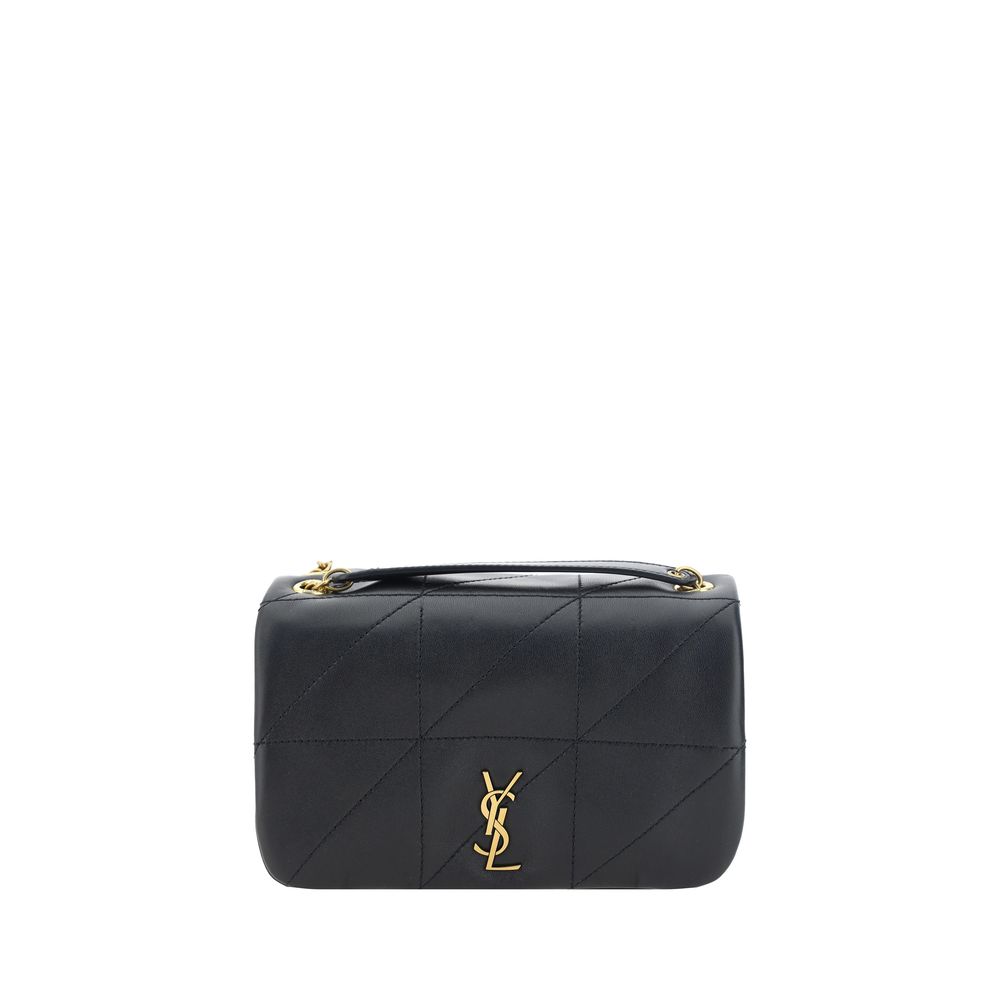 Saint Laurent Black Lamb Ovis Aries Aries Shoulder Bag Saint Laurent