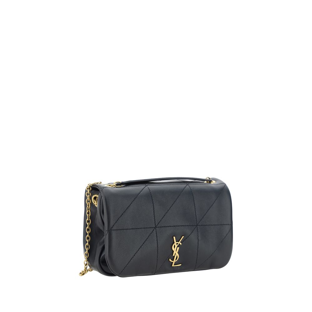 Saint Laurent Black Lamb Ovis Aries Aries Shoulder Bag Saint Laurent