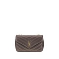 Saint Laurent Gray Lamb Ovis Aries Aries Shoulder Bag Saint Laurent