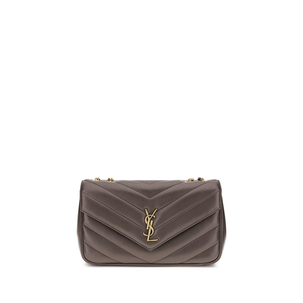 Saint Laurent Gray Lamb Ovis Aries Aries Shoulder Bag Saint Laurent