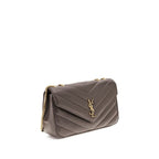 Saint Laurent Gray Lamb Ovis Aries Aries Shoulder Bag Saint Laurent