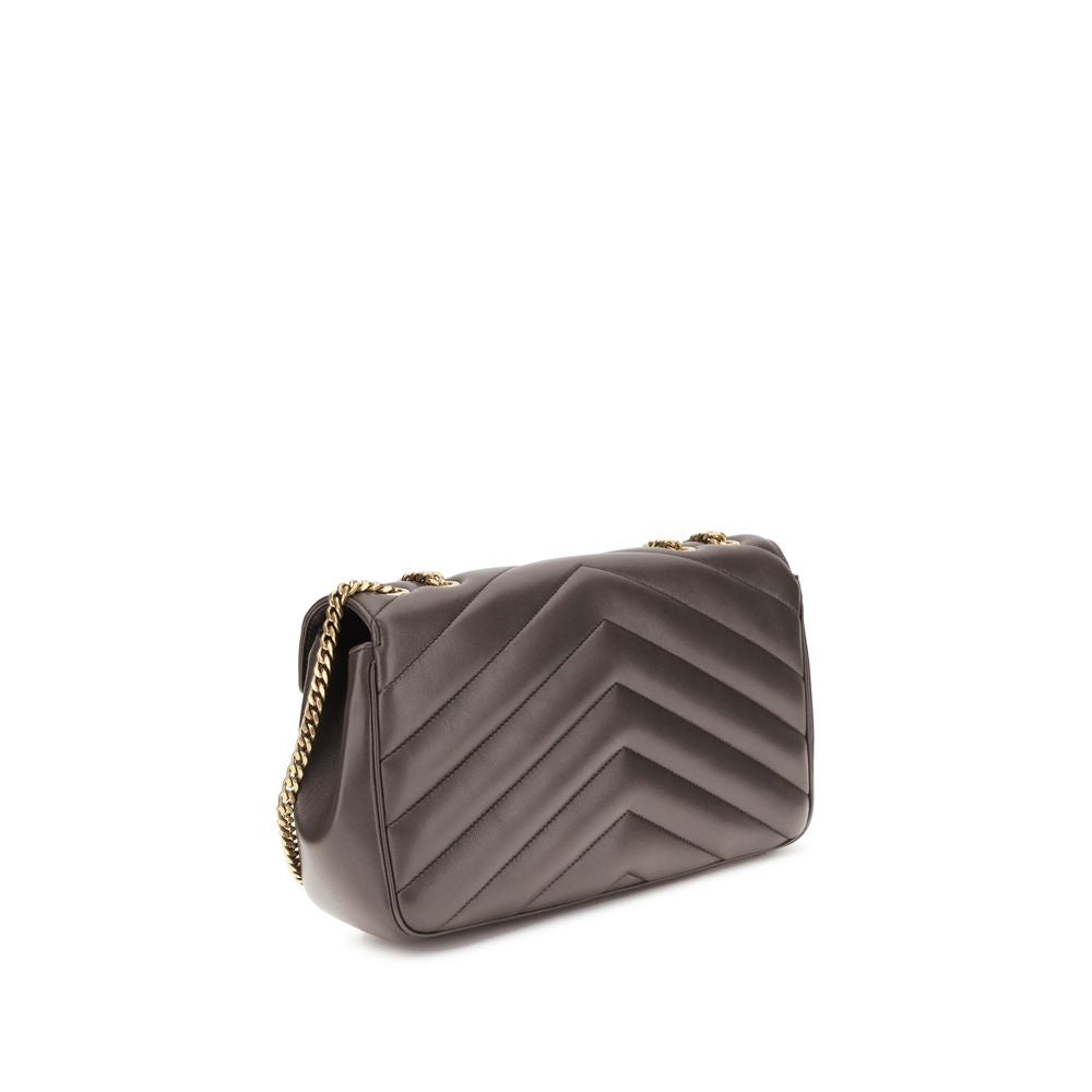 Saint Laurent Gray Lamb Ovis Aries Aries Shoulder Bag Saint Laurent
