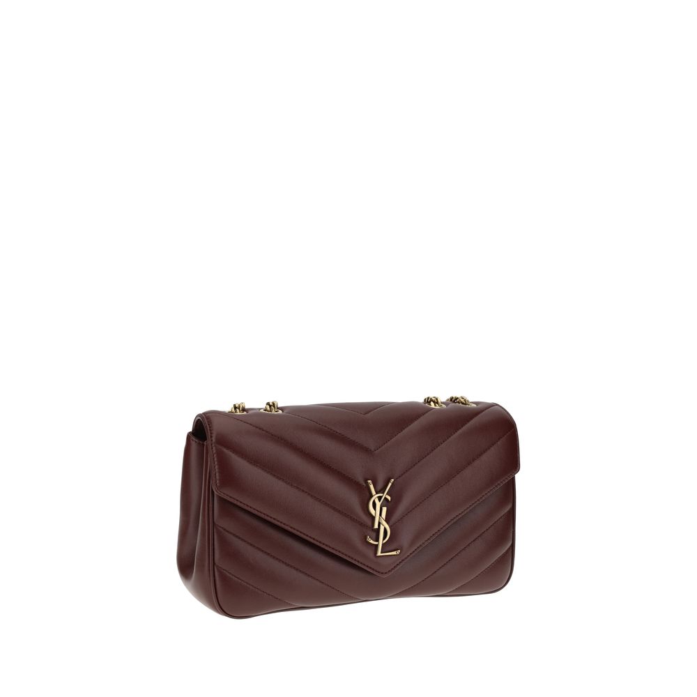 Saint Laurent Bordeaux Lamb Ovis Aries Aries Shoulder Bag Saint Laurent