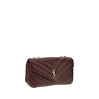 Saint Laurent Bordeaux Lamb Ovis Aries Aries Shoulder Bag Saint Laurent