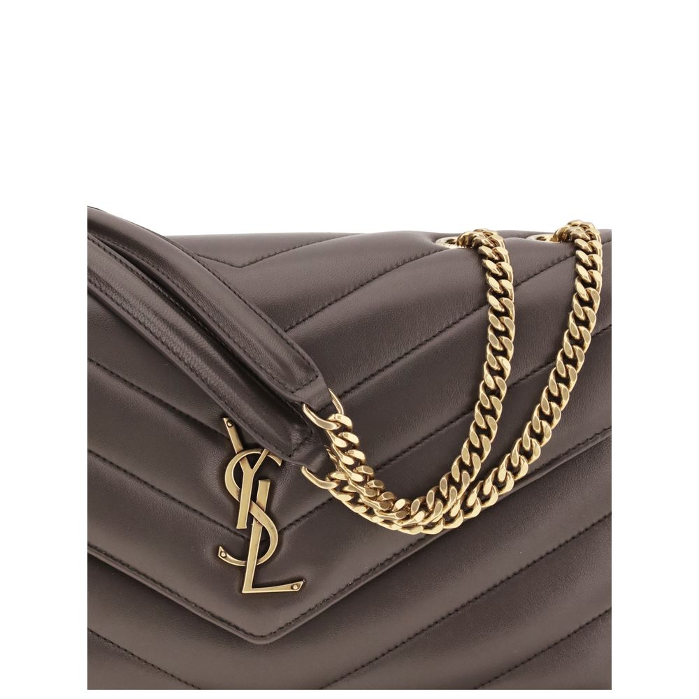Saint Laurent Gray Lamb Ovis Aries Aries Shoulder Bag Saint Laurent
