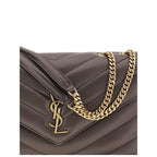 Saint Laurent Gray Lamb Ovis Aries Aries Shoulder Bag Saint Laurent