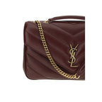 Saint Laurent Bordeaux Lamb Ovis Aries Aries Shoulder Bag Saint Laurent