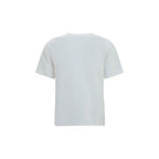 Burberry White Cotton T-Shirt Burberry
