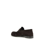 Saint Laurent Brown Calf Leather Bos Taurus Slip-On Loafers Saint Laurent