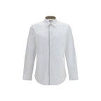Burberry White Cotton Dress Shirt Burberry