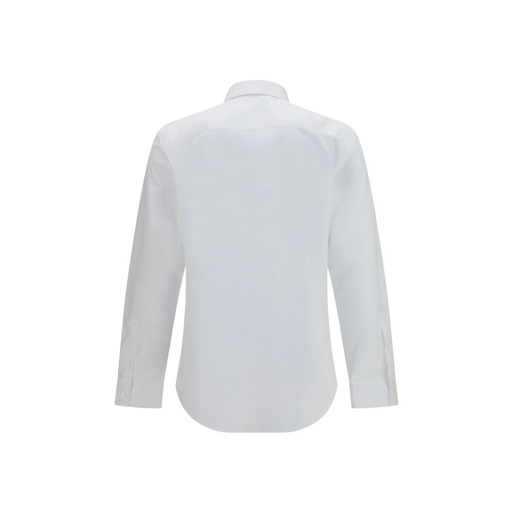 Burberry White Cotton Dress Shirt Burberry