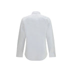 Burberry White Cotton Dress Shirt Burberry