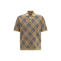 Burberry Beige Cotton Polo Shirt Burberry