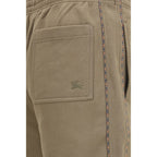 Burberry Brown Cotton Bermuda Shorts Burberry