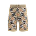 Burberry Beige Cotton Bermuda Shorts Burberry