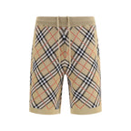 Burberry Beige Cotton Bermuda Shorts Burberry