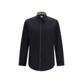 Burberry Black Cotton Dress Shirt Burberry