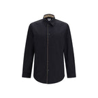 Burberry Black Cotton Dress Shirt Burberry