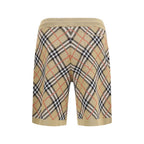 Burberry Beige Cotton Bermuda Shorts Burberry