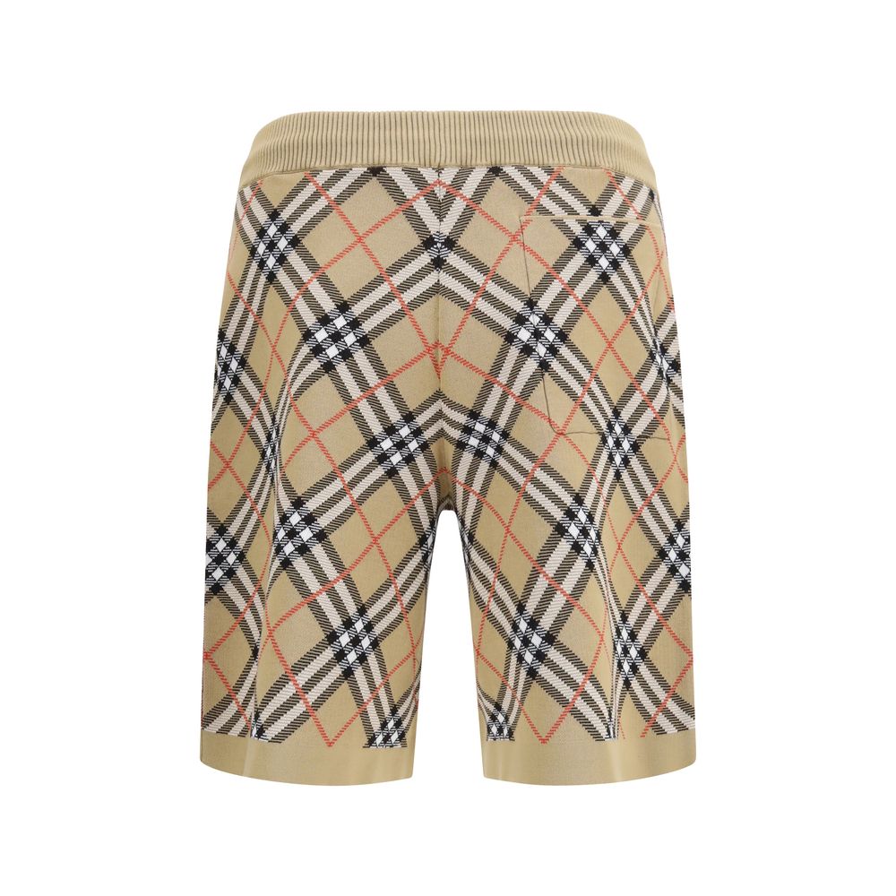 Burberry Beige Cotton Bermuda Shorts Burberry