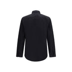 Burberry Black Cotton Dress Shirt Burberry