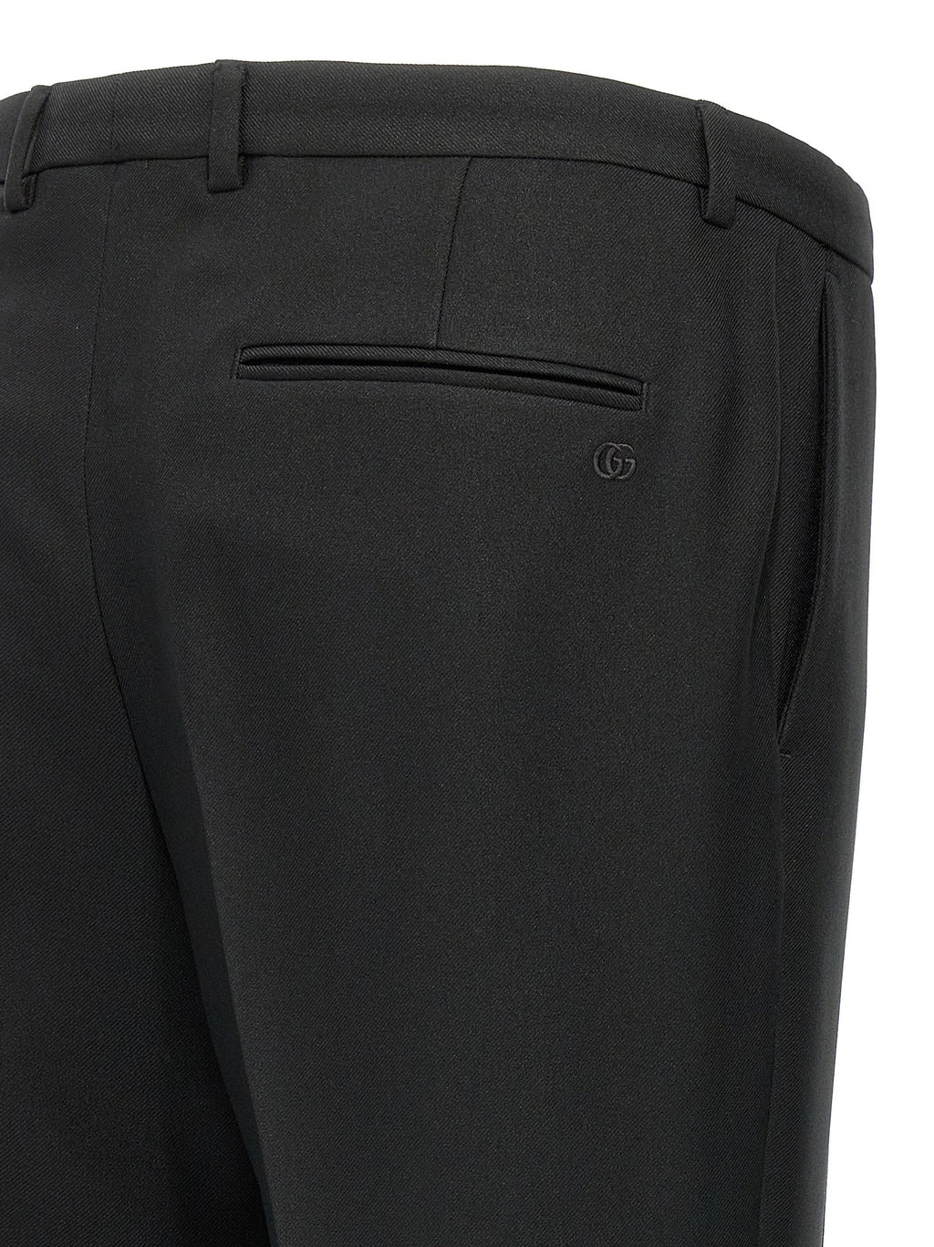 Gucci Black Polyester Casual Pants Gucci