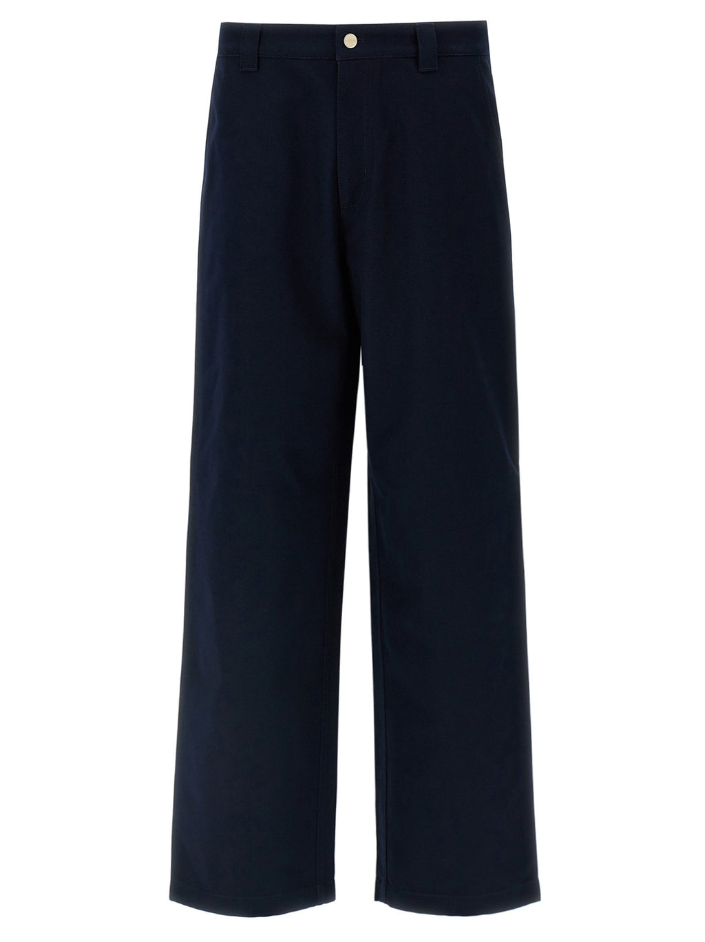 Gucci Blue Cotton Casual Pants Gucci
