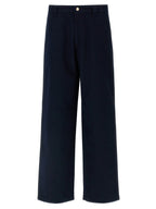 Gucci Blue Cotton Casual Pants Gucci