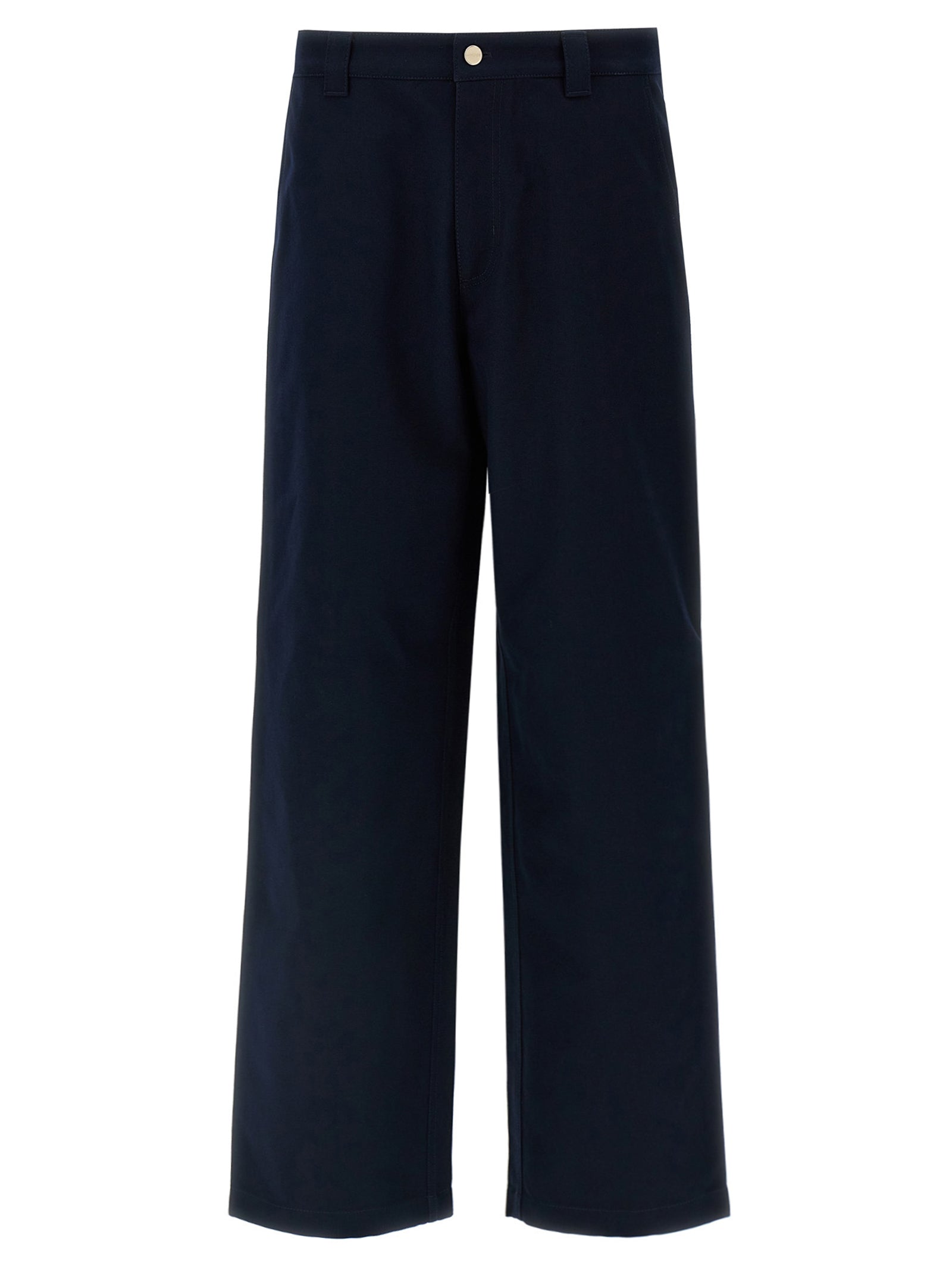 Gucci Blue Cotton Casual Pants Gucci