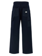 Gucci Blue Cotton Casual Pants Gucci